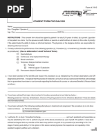 2110 Consent Form For Dialysis