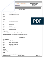 Grade: Ii: Annual Syllabus (2023 - 24)