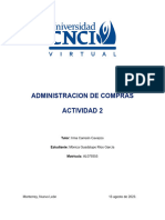 Administracion de Compras Actividad 2