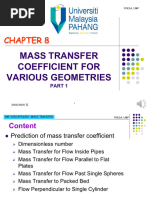 Mass Transfer Coefficients