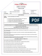 Course Outline DPB50113 - DPM