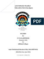 F.Y.B.Sc Physics Syllabus NEP 2020