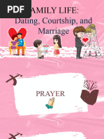 Dating, Courtship, and Marriage - Cot Presentation