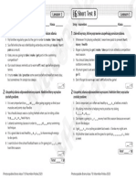 Angielski Brainy - kl7 - Short - Tests - Unit - 6 - Lesson - 1