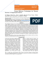 Advancements in Energy Efficiency Technologies For Thermal Systems A Comprehensive Review