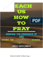 Teach Us How To Pray - Apostle Joseph Simwela