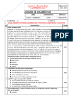 Evaluación Diagnóstica Sexto