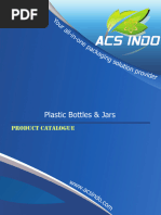 ACSINDO - Plastic Bottles & Jars Catalogue