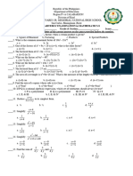 G8 MATH Quarter 1 EXAM