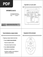 Lesson Two - Environmental Analysis