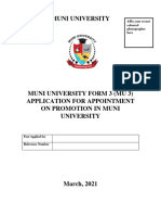 Muni University Form3