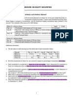 HW On Equity Securities C