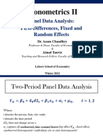 Panel Data Analysis