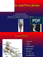 Session12 - Foot and Ankle Biomechanics