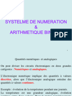 1-Systelme de Numeration Arithmetique Binaire