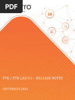 Exterro FTK and FTK Lab 8.0-Release Notes