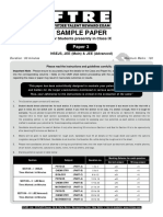 Ftre 2023 Sample Paper Class Ix p3 S&M