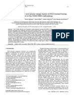 Response Modification and Seismic Design Factors of RCS Moment Frames Based On The FEMA P695 Methodology - 2023