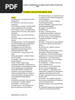 Miss RR Summary Gened Notes For 2024