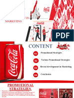 Promotional Strategy and Recent Developments of Coca Cola