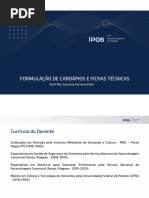 Slide Curso de Fica Tecnica e Cardapio Ipgs