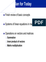 001 - Lecture - 2 - Equilibrium - Matrix Algebra