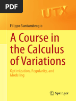 A Course in The Calculus of Variations (Textbook)