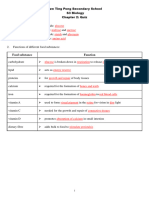 2223 S3 Biology Ch2 Quiz