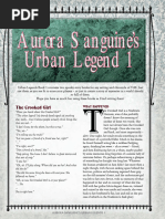 VTM V5 - Aurora Sanguines Urban Legend 1 - STV