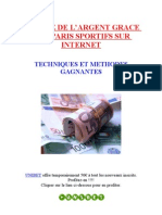 Ebook Paris Sportifs - Gagner de L'argent en S'amusant