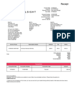 Pluralsight Invoice