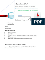 Experiment No.3: Exp Name: Boiler (Steam Generator) Description and Application