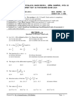 Maths Class Xii Sample Paper Test 08 For Board Exam 2024