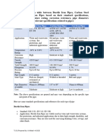 Specifications of Ductile Iron Pipes and Carbon Steel Pipes-En