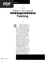 Testing: Object-Oriented