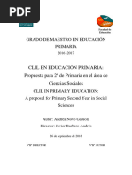 Clil Social Studies Thesis