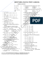 BSG Mat111 Test