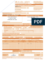 Feuille de Soins - Médecin: Personne Recevant Les Soins Et Assure (E)