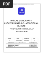 Manual de Procedimientos Atencion Al Cliente