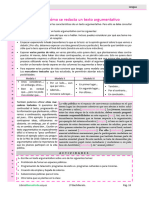 Uso de La Lengua: Cómo Se Redacta Un Texto Argumentativo