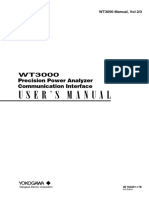 Precision Power Analyzer Communication Interface: WT3000 Manual, Vol 2/3