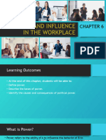 Chapter 6 - Power and Influence in The Workplace