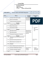 Security Analysis and Portfolio Management