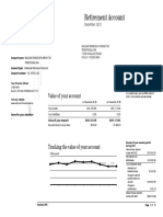 Household Statement W - Summary For December 2023