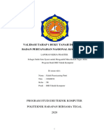 Validasi Tahap 1 Buku Tanah Di Kantor Badan Pertanahan Nasional Kota Tegal - Galuh Prasetyaning Putri