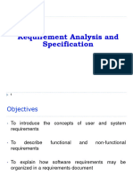 Requirement Analysis and Specification