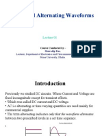 Lecture 01 Sinusoidal Alternating Waveforms