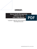 Omron Health Management Software Users Manual en V1.5