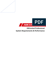 HikCentral Professional - System Requirements and Performance - V2.5 - 20231114