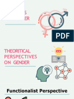 Lecture 3. Theories On Gender - Theoritical Perspective